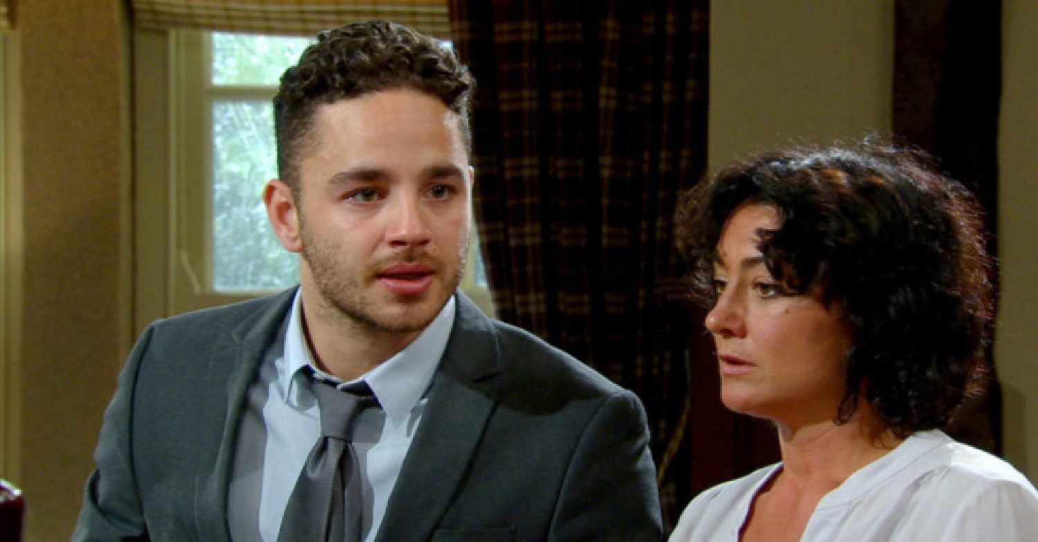 Adam Thomas as Adam Barton on Emmerdale 