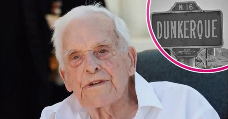 Dunkirk evacuation hero Lawrence and the Dunkirk sign