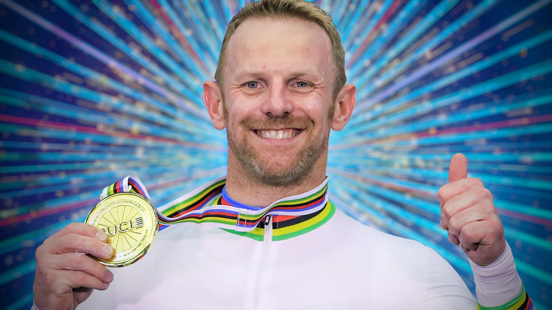 Jody Cundy smiling with his medal