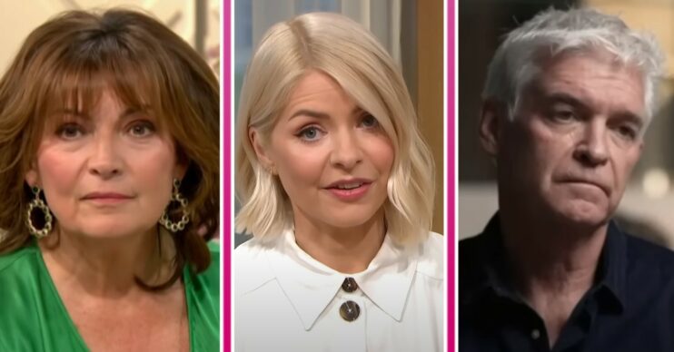 Lorraine Kelly, Holly Willoughby and Phillip Schofield