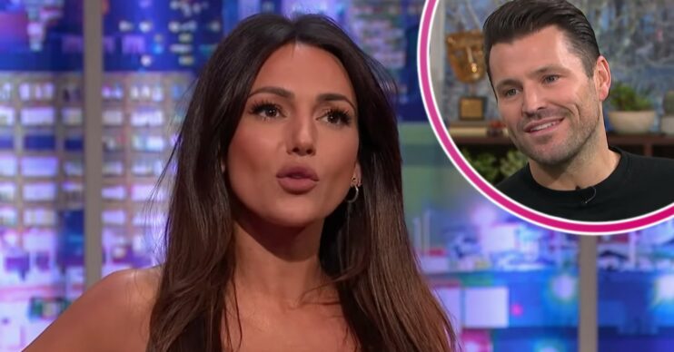 Michelle Keegan and Mark Wright during an interview