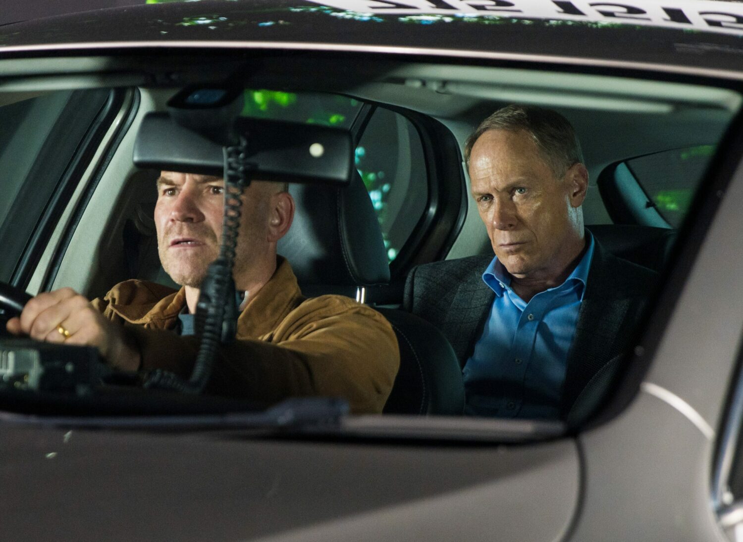 Tim’s aghast when Stephen Reid climbs into the back seat of the cab.