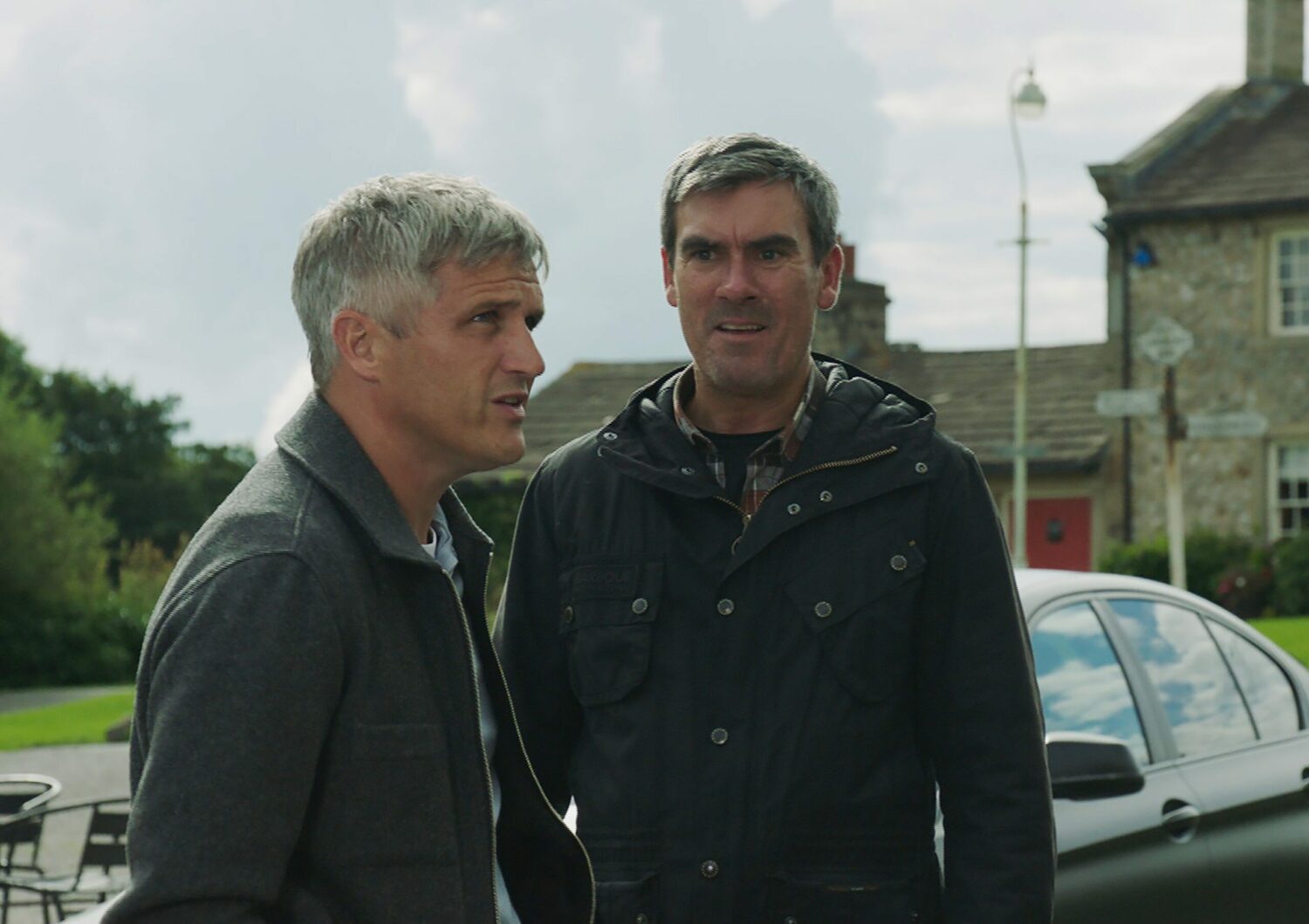 Caleb and Cain are worried in Emmerdale