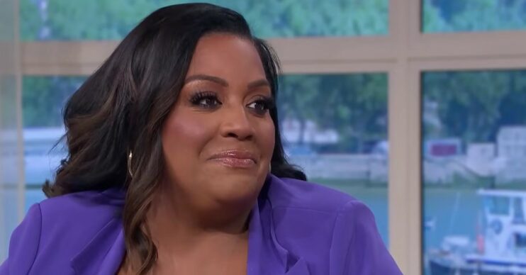 Alison Hammond smiling on This Morning