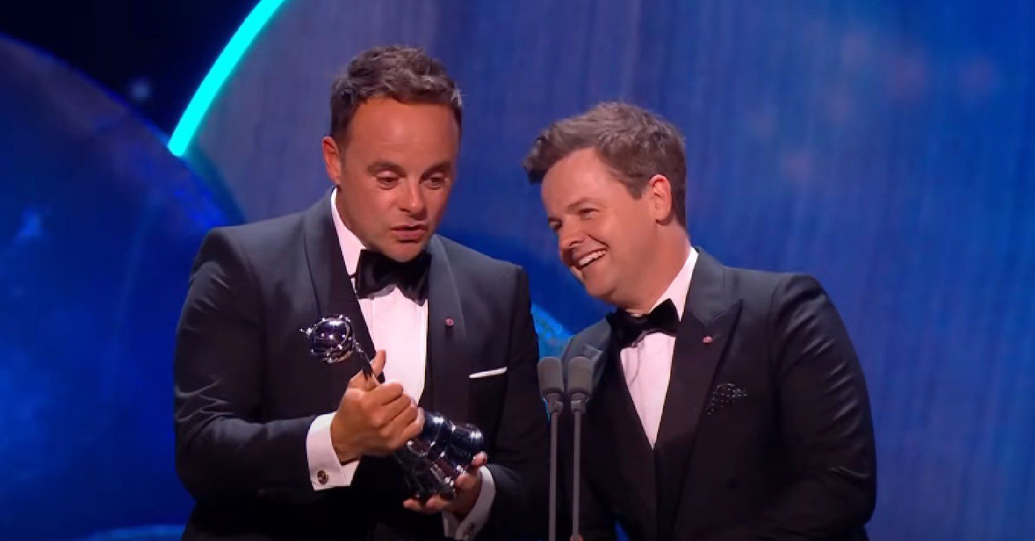 Ant and Dec accepting NTAs win