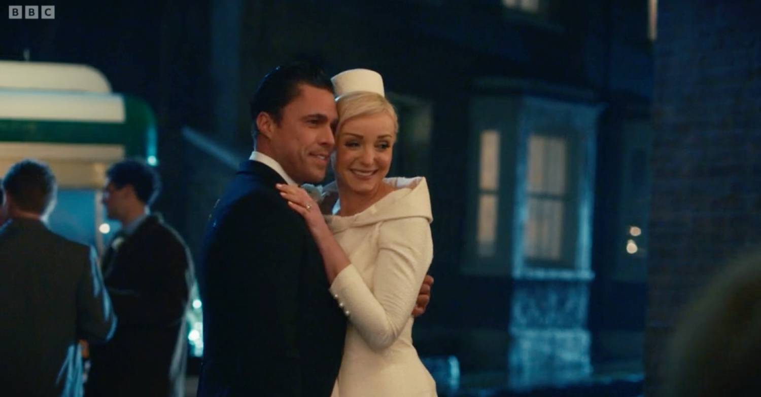 Olly Rix and Helen George are in the Call The Midwife cast