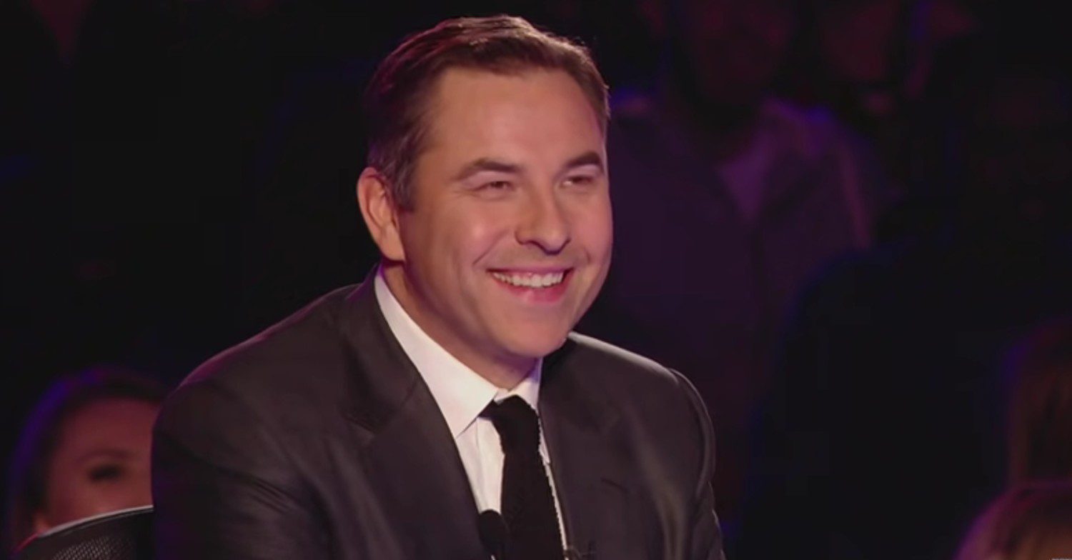 David Walliams smiling on Britain's Got Talent