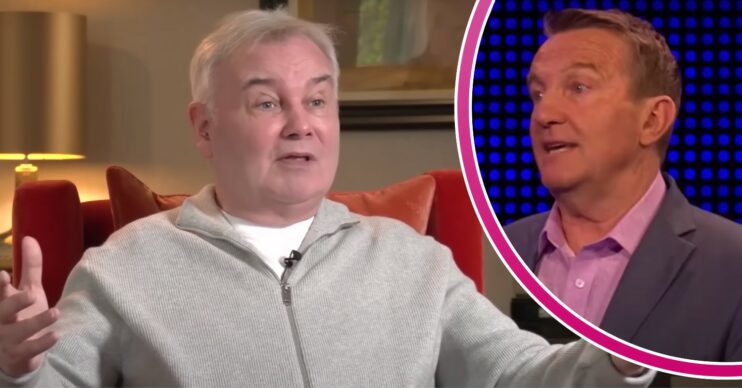 Eamonn Holmes looks incredulous, Bradley Walsh also appears incredulous