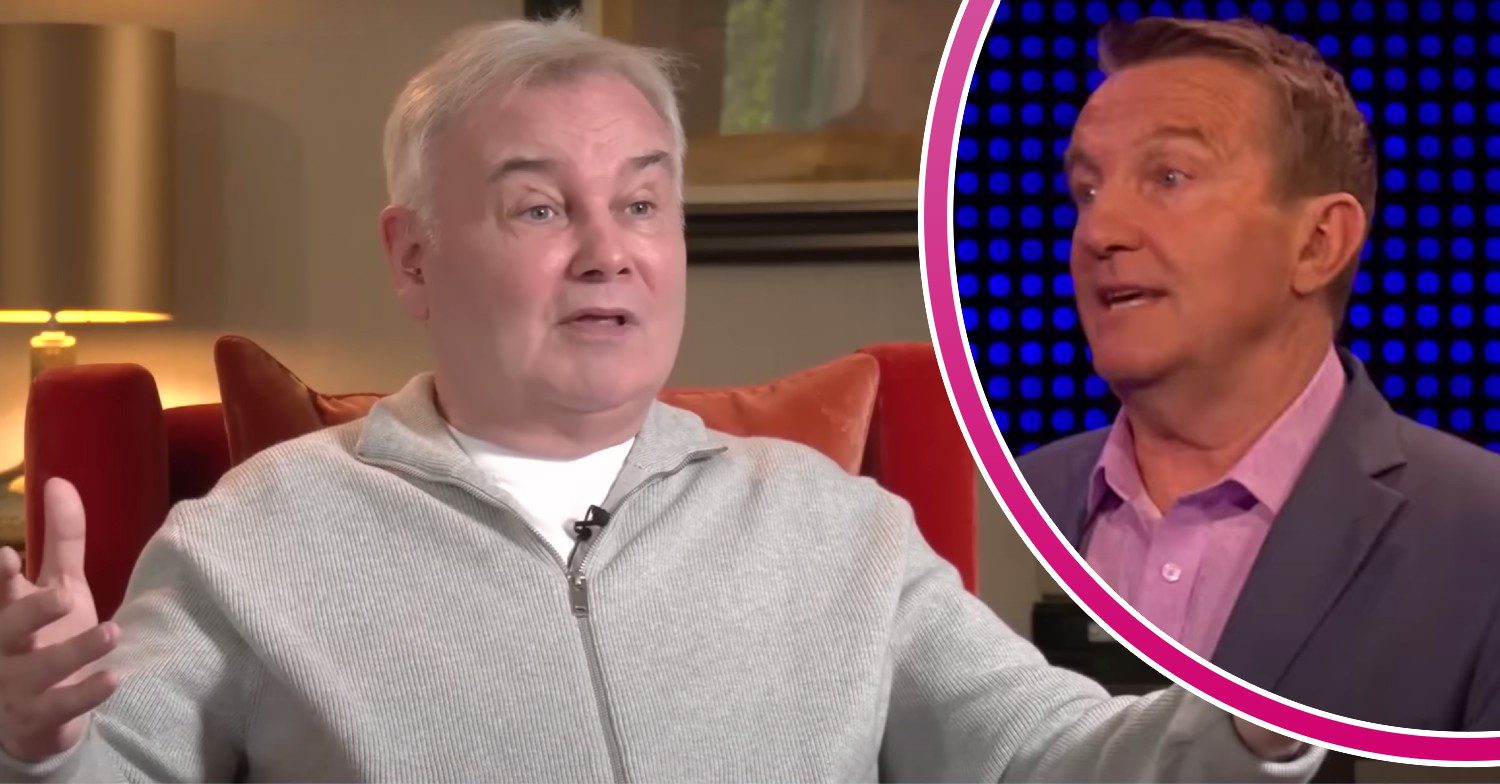 Eamonn Holmes looks incredulous, Bradley Walsh also appears incredulous