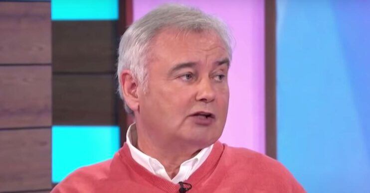 Eamonn Holmes looks serious