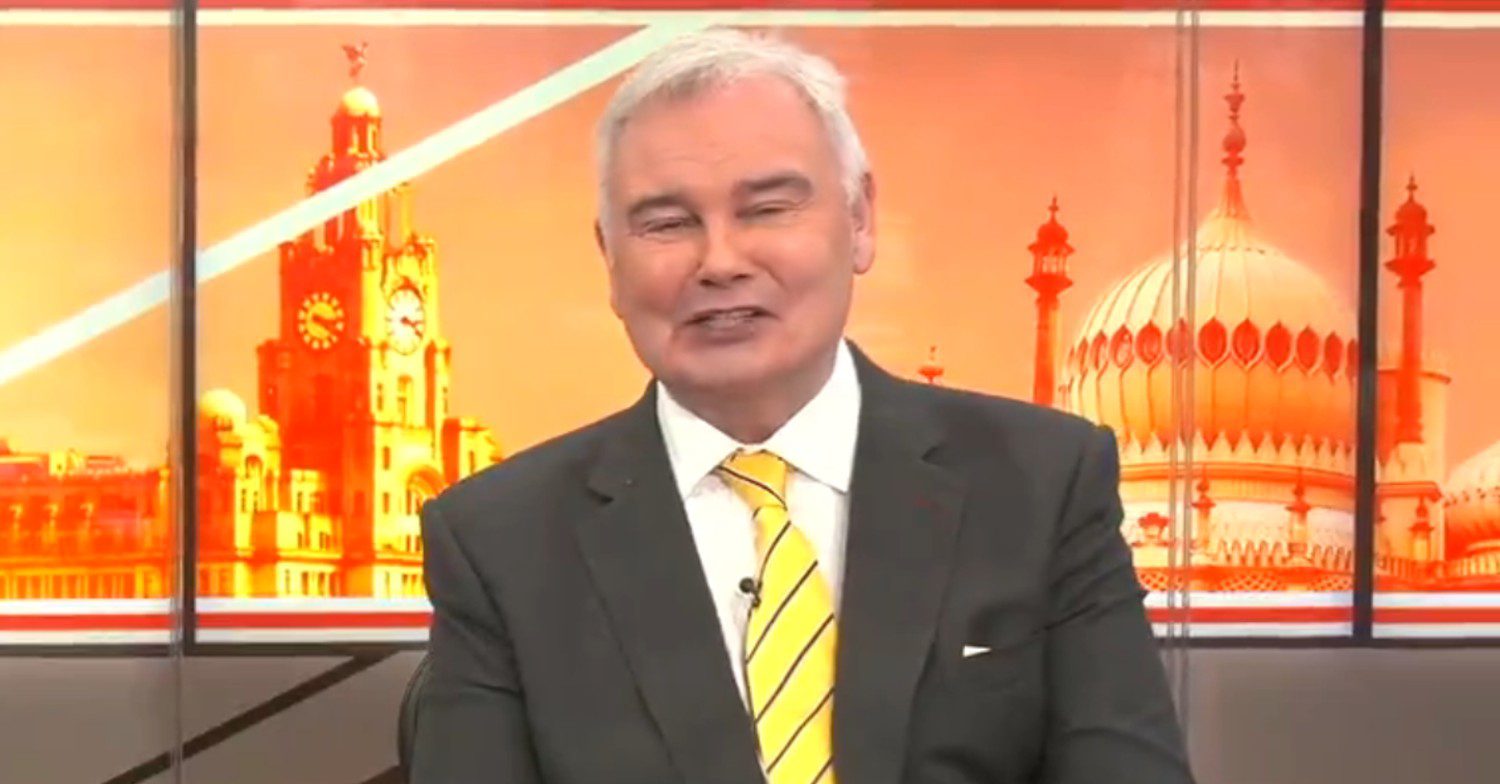 Eamonn Holmes presenting GB News