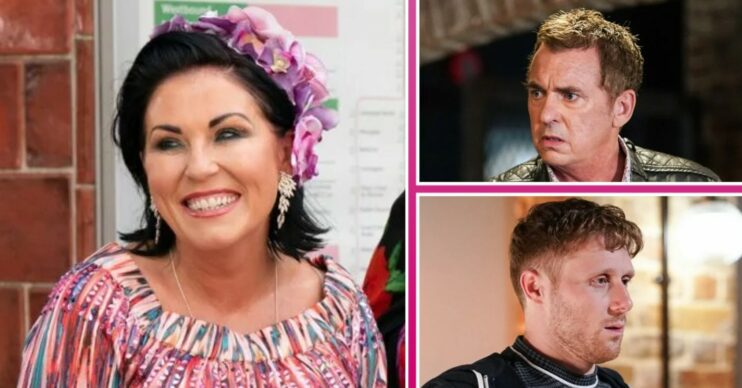EastEnders first look comp image: Kat, Alfie, Jay
