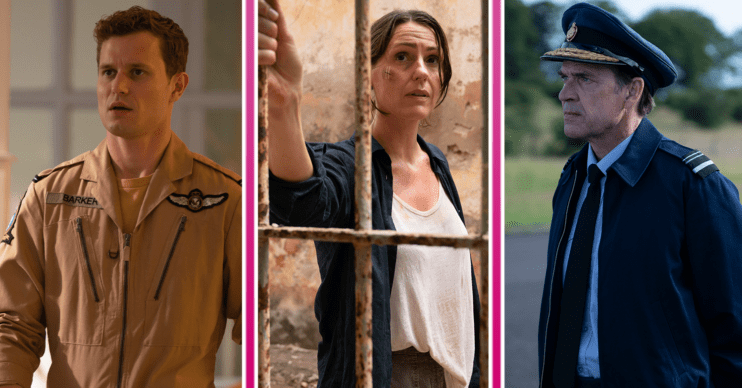 Three of the cast of Vigil series 2