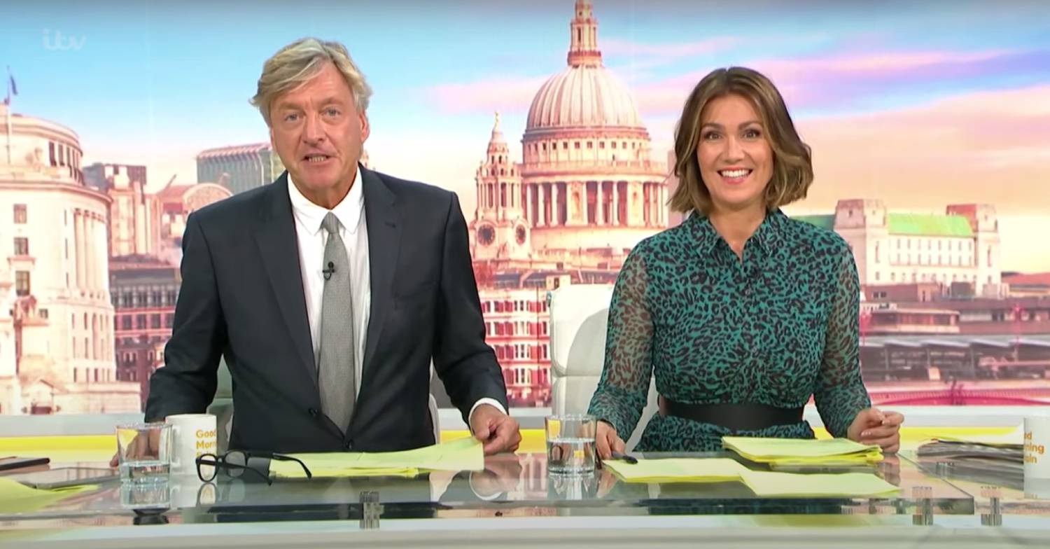 Richard Madeley and Susanna Reid co-hosted GMB today
