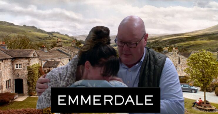 Paddy and Chas with their daughter Grace Dingle