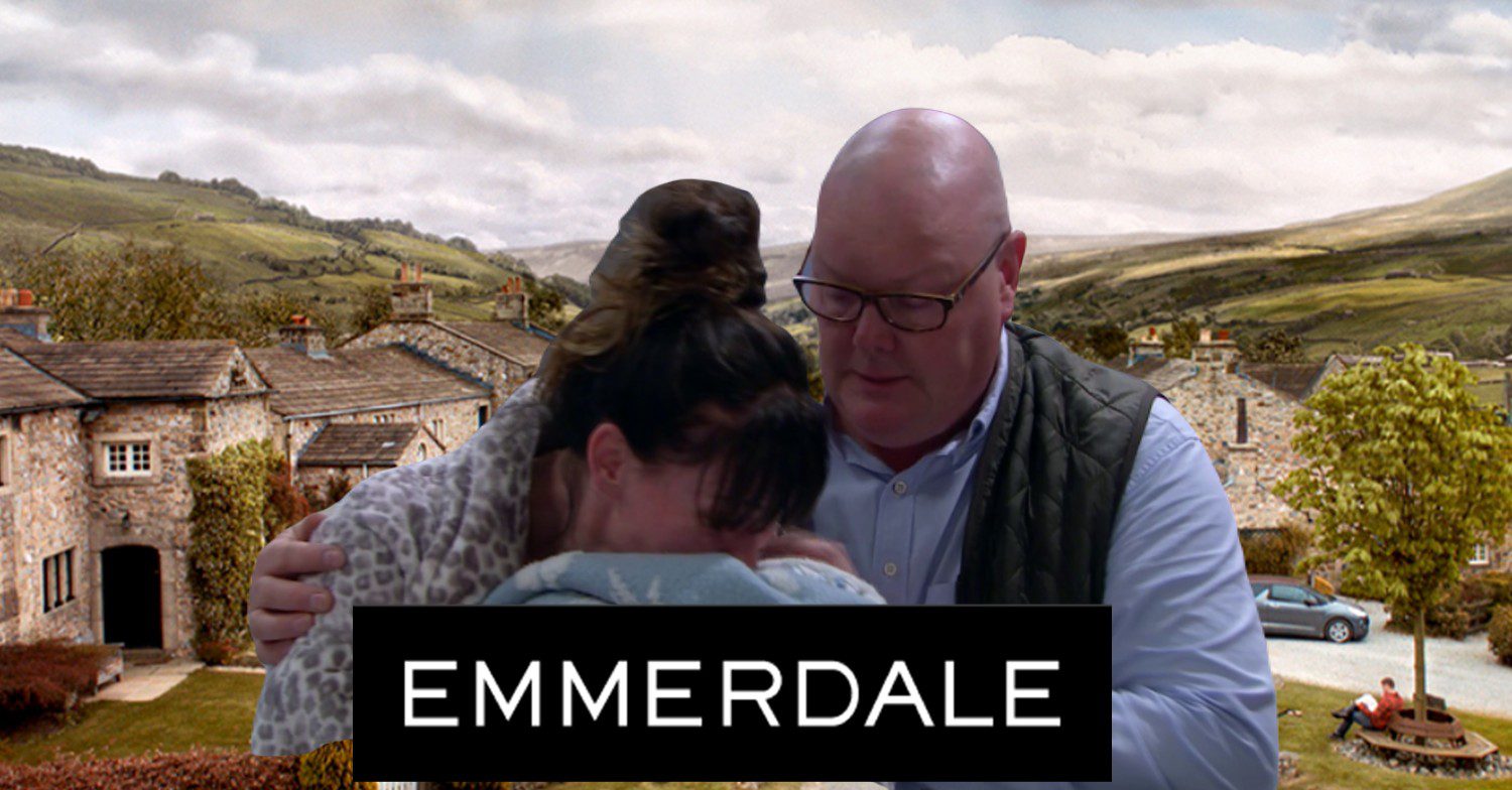 Paddy and Chas with their daughter Grace Dingle