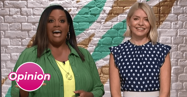 Alison Hammond and Holly Willoughby presenting This Morning