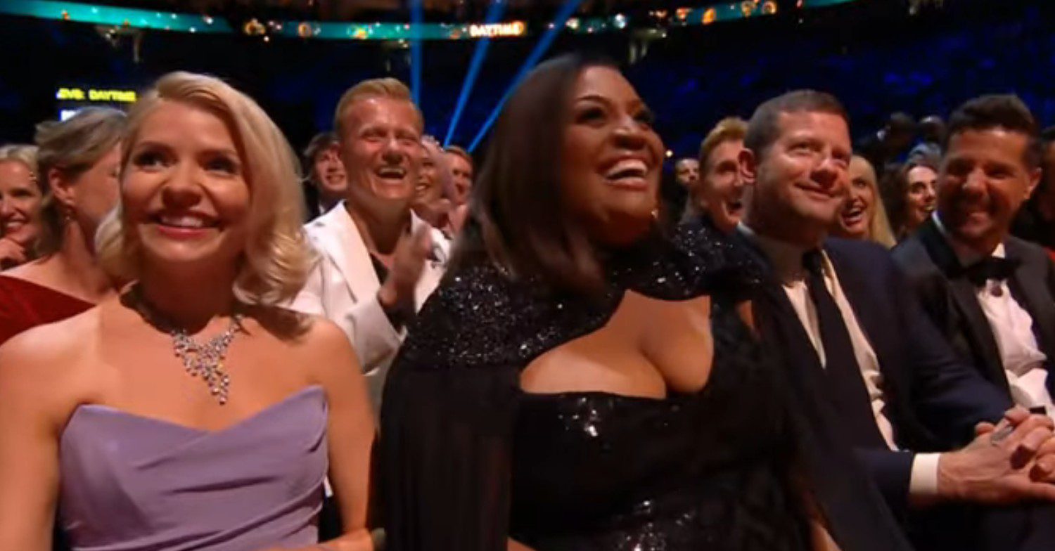 Holly Willoughby, Alison Hammond and Dermot O'Leary at NTAs 2023