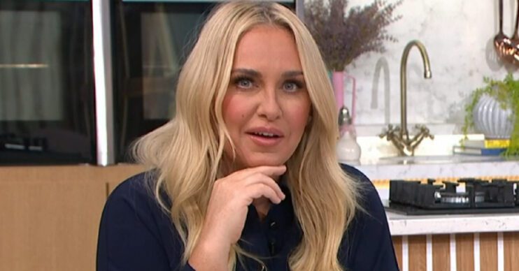 Josie Gibson looking serious on This Morning