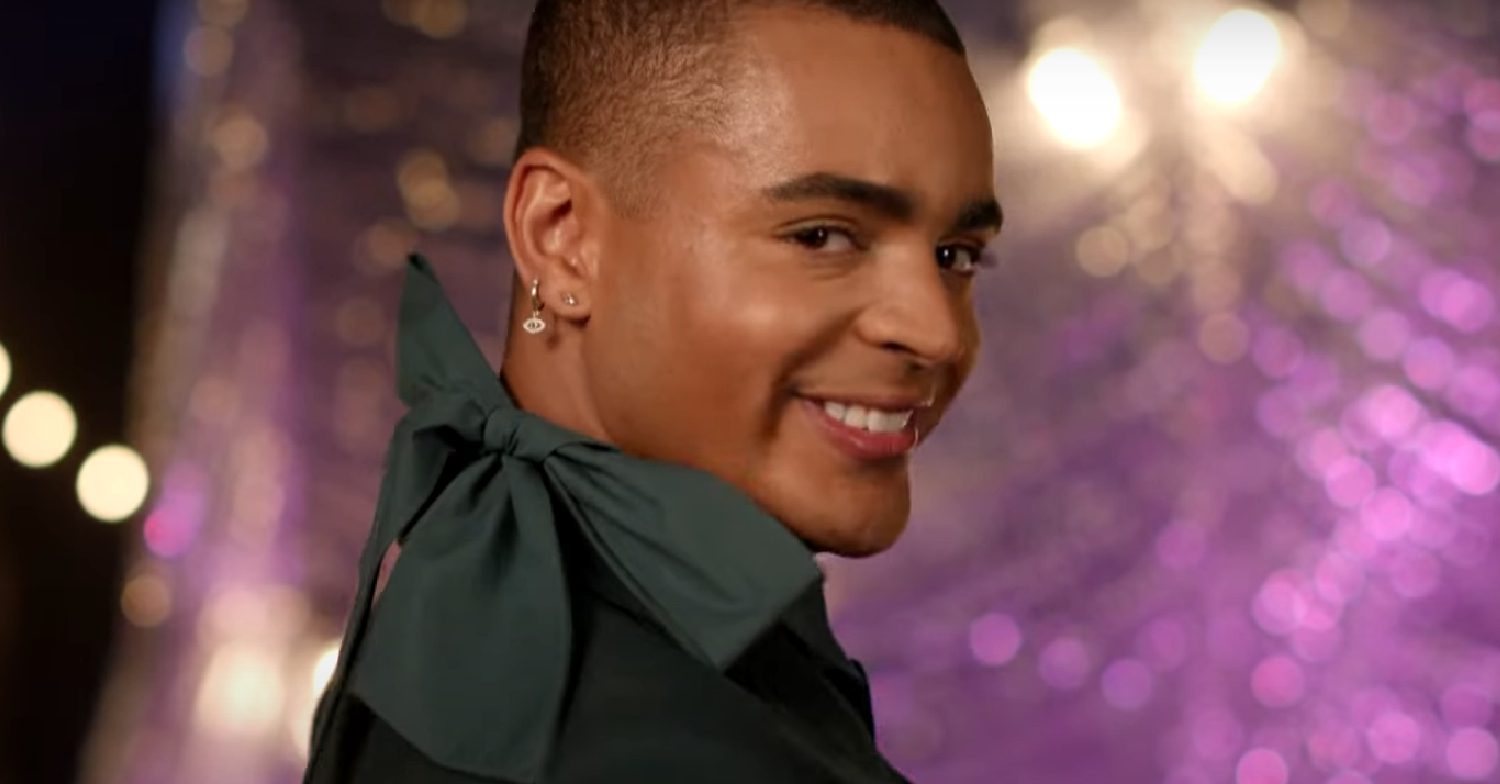Layton Williams smiling in Strictly Come Dancing video
