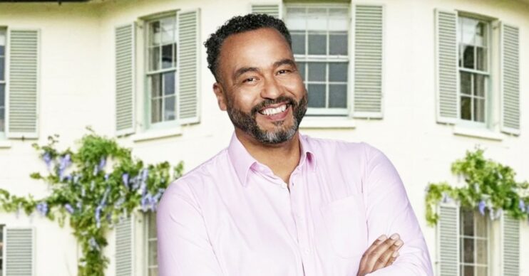 Martin H smiling on My Mum, Your Dad (Credit: ITV/Composite: ED!)