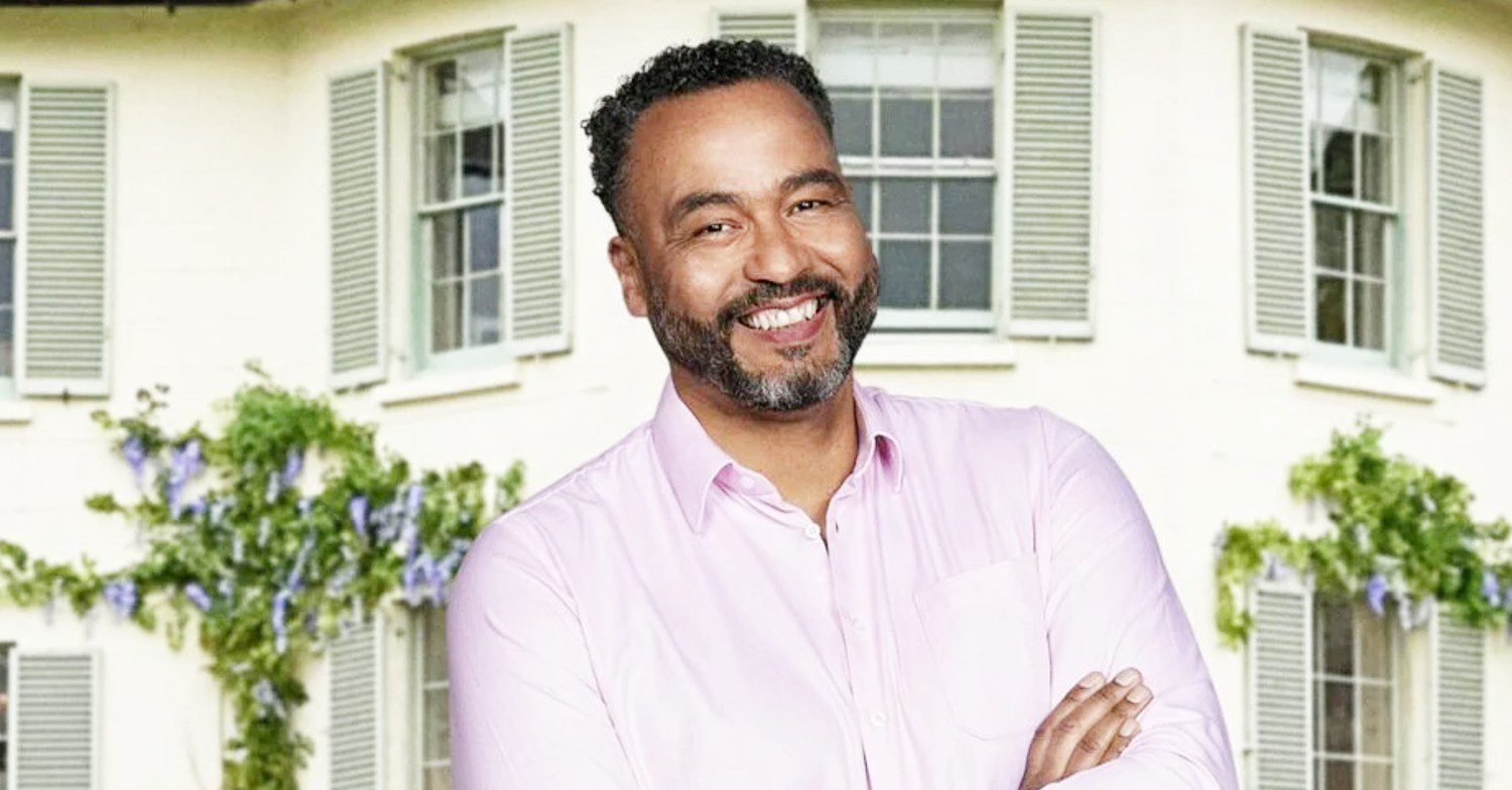 Martin H smiling on My Mum, Your Dad (Credit: ITV/Composite: ED!)