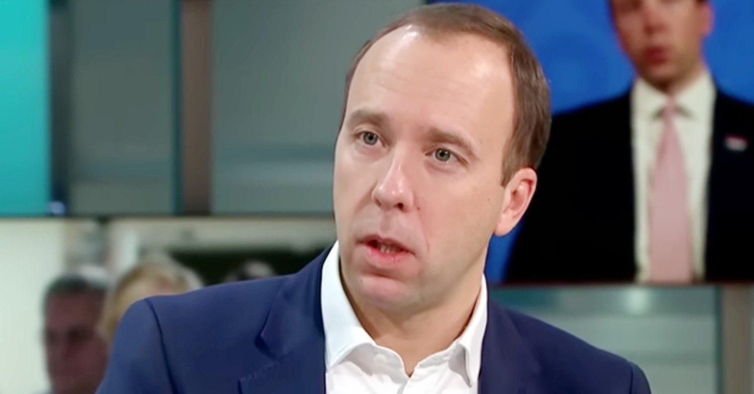 Matt Hancock on GMB (Credit: GMB/YouTube)