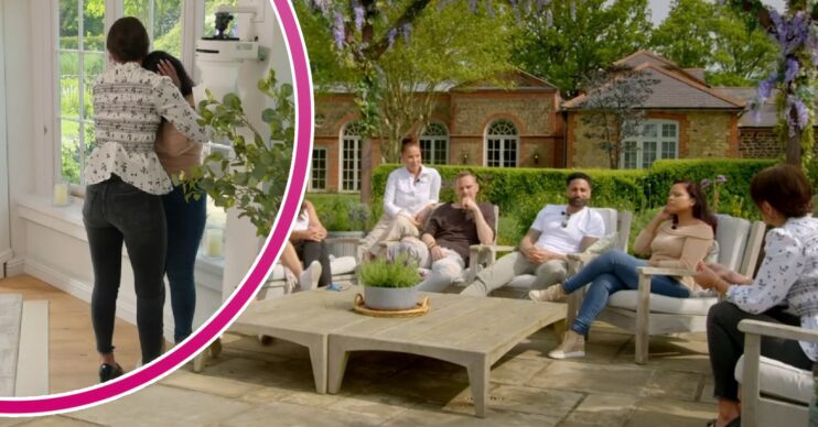Davina McCall and contestants on My Mum, Your Dad on ITV
