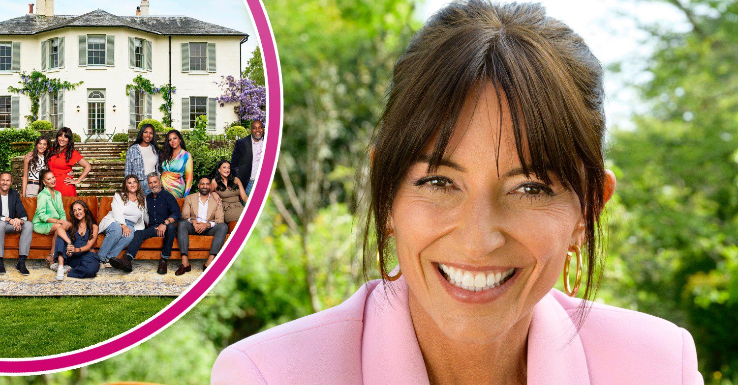 Davina McCall and contestants on My Mum, Your Dad