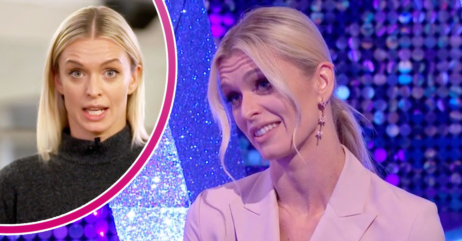 Nadiya Bychkova looks surprised during Strictly Come Dancing rehearsals, and appears on It Takes Two