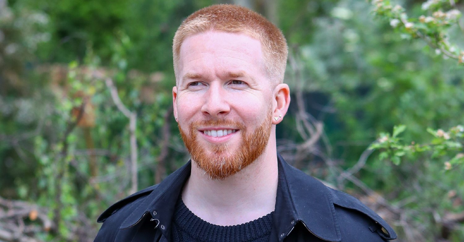 Strictly star Neil Jones at the Chelsea Flower Show