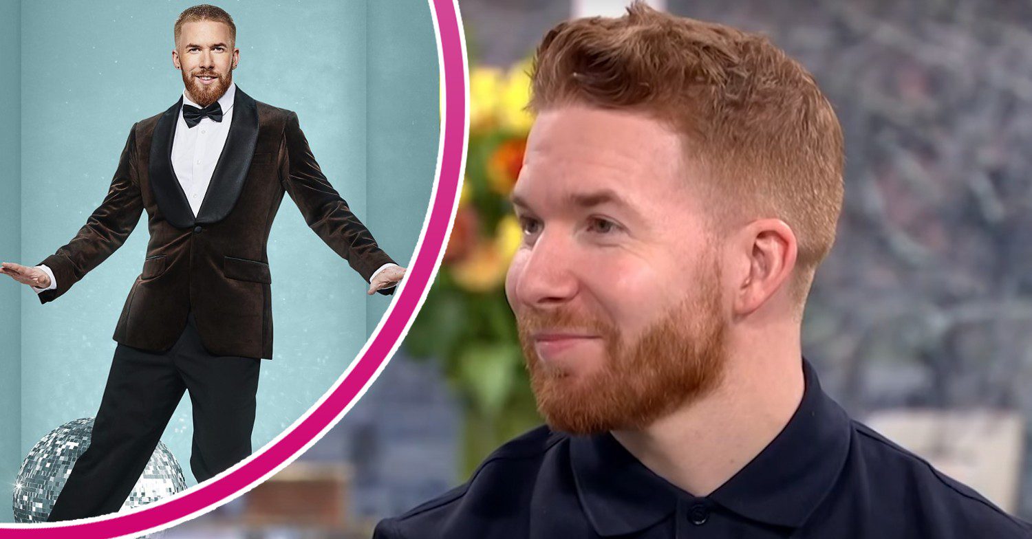 Neil Jones talking while on the ITV show This Morning