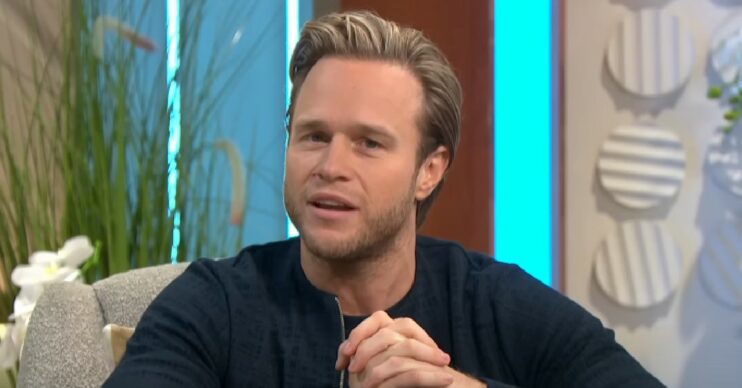 Olly Murs speaking on Lorraine
