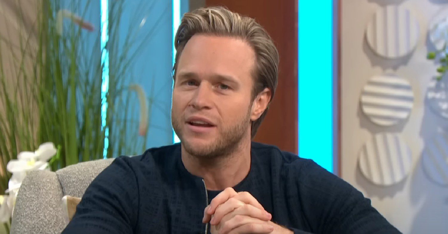 Olly Murs speaking on Lorraine