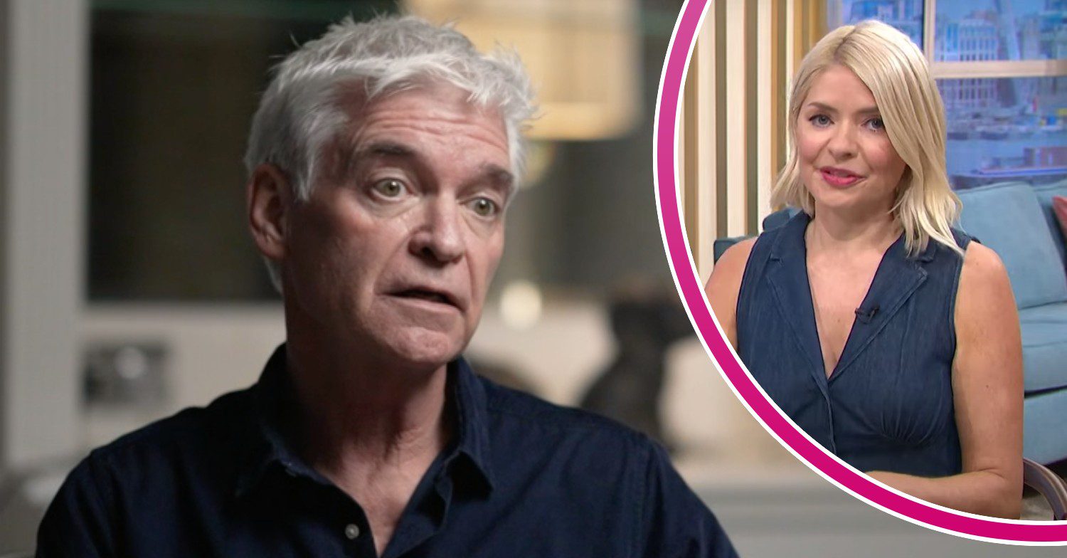 Phillip Schofield looks unsure, so does Holly Willoughby