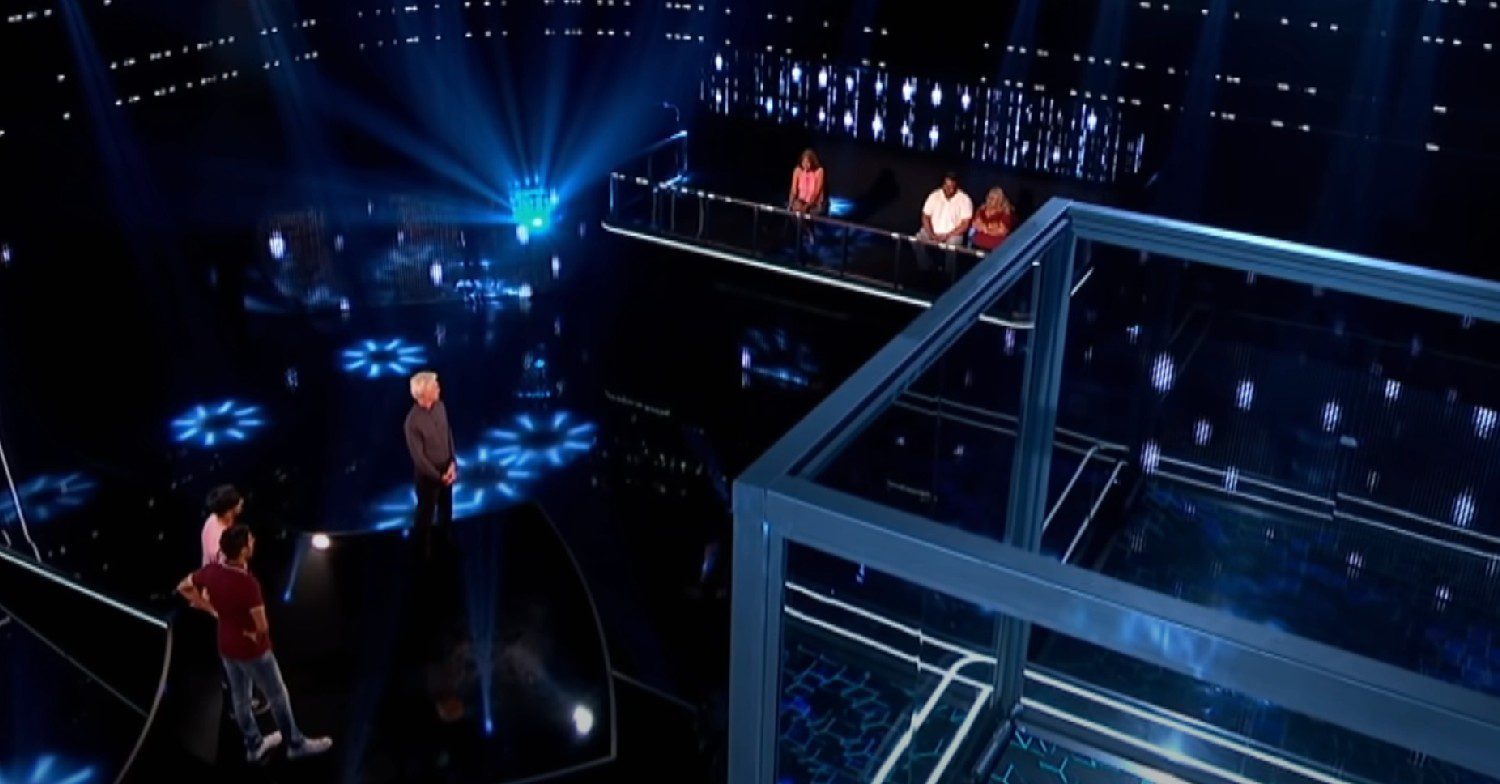 Phillip Schofield presenting on the ITV show The Cube