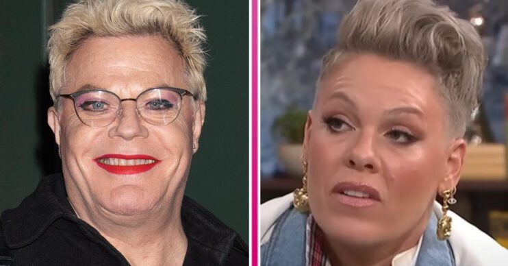 Pink compared to Eddie Izzard