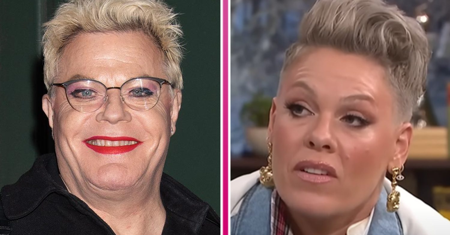 Pink compared to Eddie Izzard