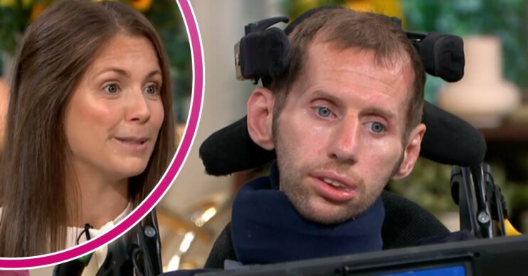 Rob Burrow and wife on This Morning