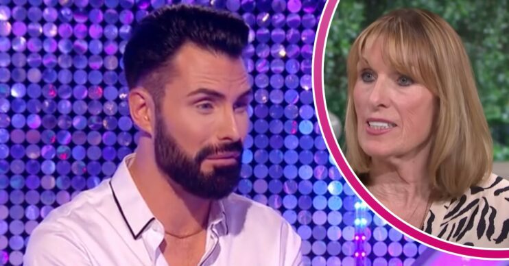 Rylan Clark look serious, his mum Linda speaks