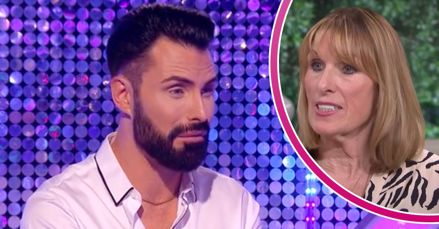 Rylan Clark look serious, his mum Linda speaks