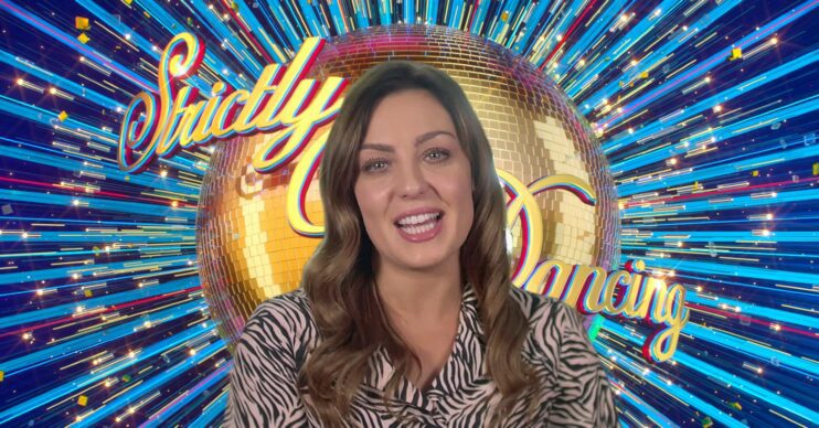 Strictly logo with Amy Dowden