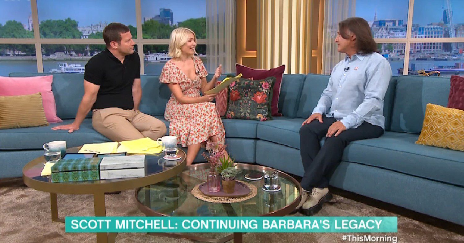 Scott Mitchell speaking to Dermot and Holly on This Morning today