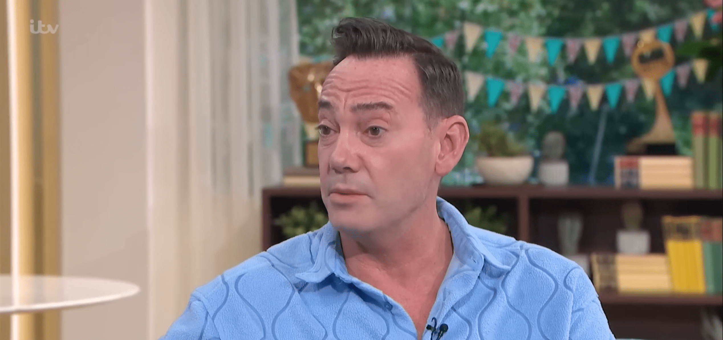 Strictly judge Craig Revel Horwood looking sad on This Morning
