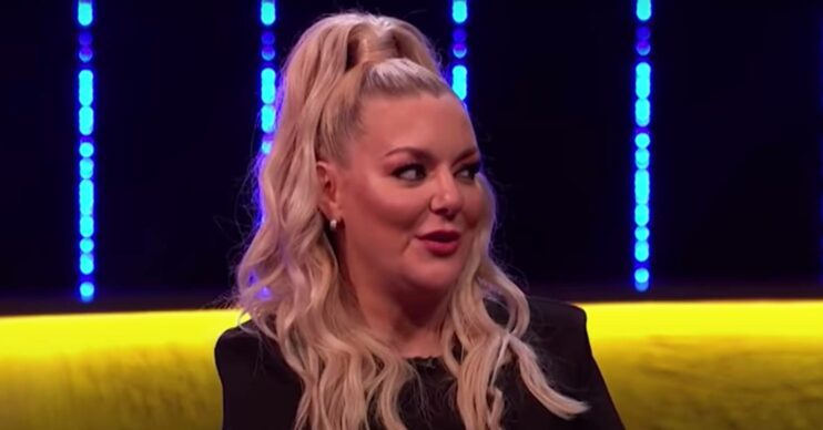 Sheridan Smith looks to her side