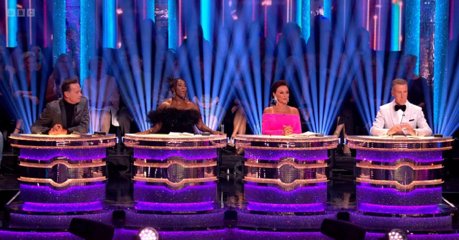 Strictly judges giving feedback on 2023 series