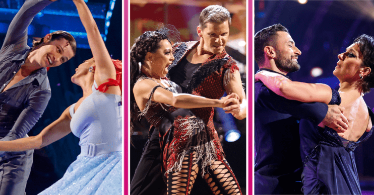Three couples from Strictly dancing last weekend