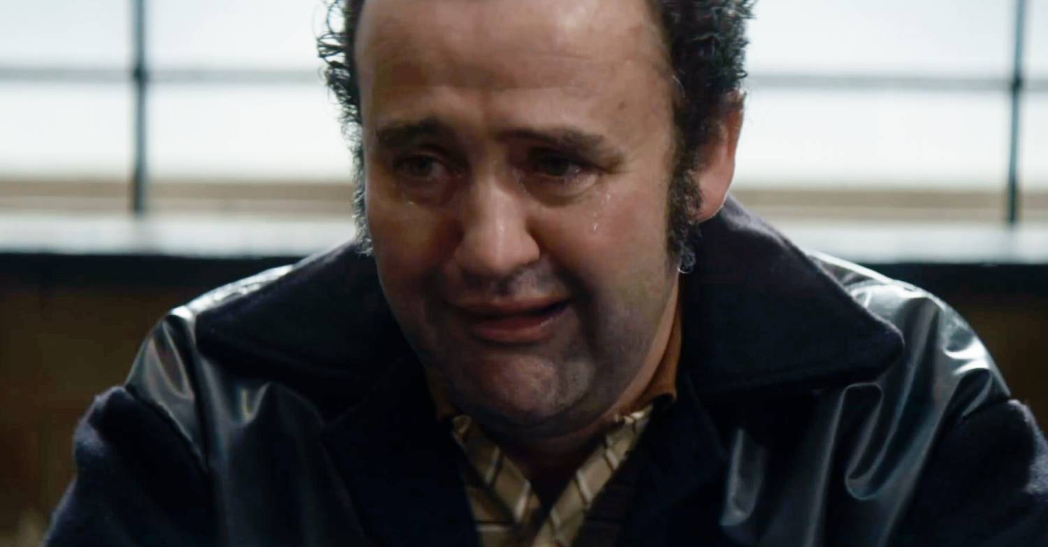 Daniel Mays cries in character in The Long Shadow