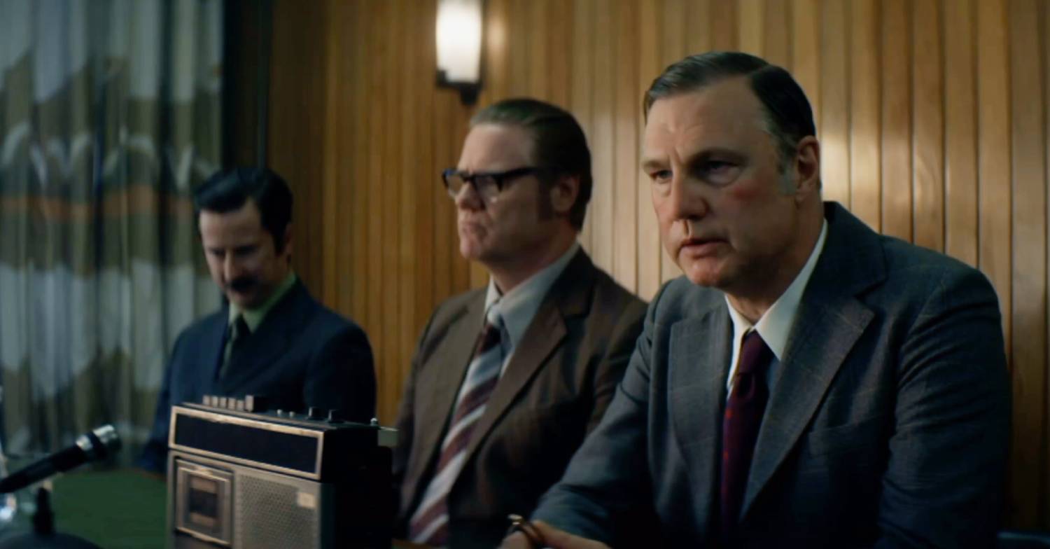 David Morrissey in character as DCS George Oldfield in The Long Shadow