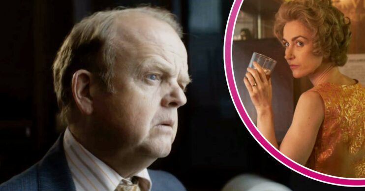 The Long Shadow on ITV stars Toby Jones and Katherine Kelly
